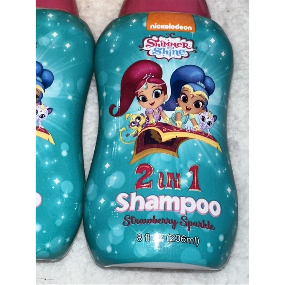 Nickelodeon Shimmer and Shine 2-in-1 Shampoo Strawberry Sparkle 8oz 2pk